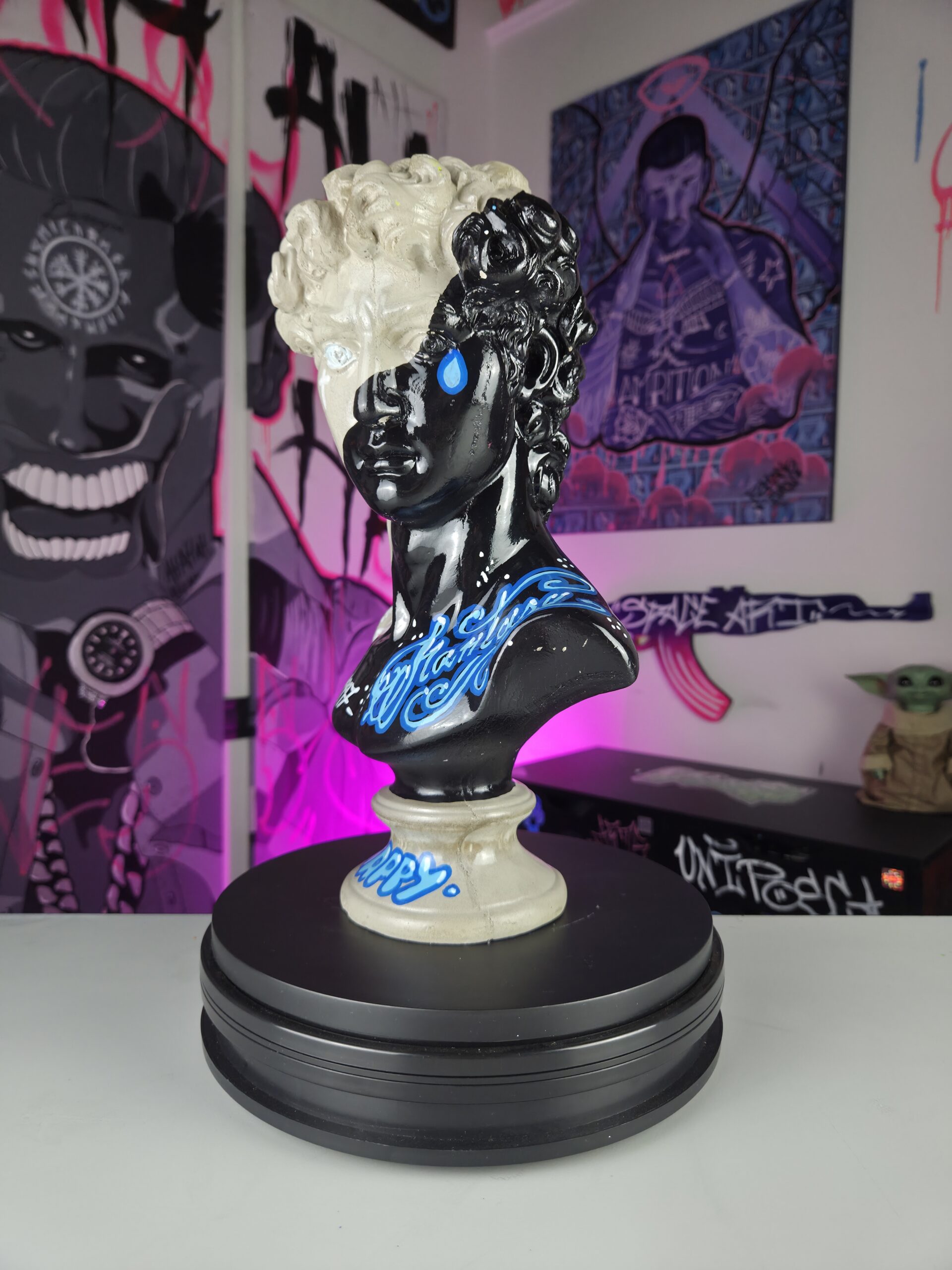 TESTA DAVID POP ART - immagine 4