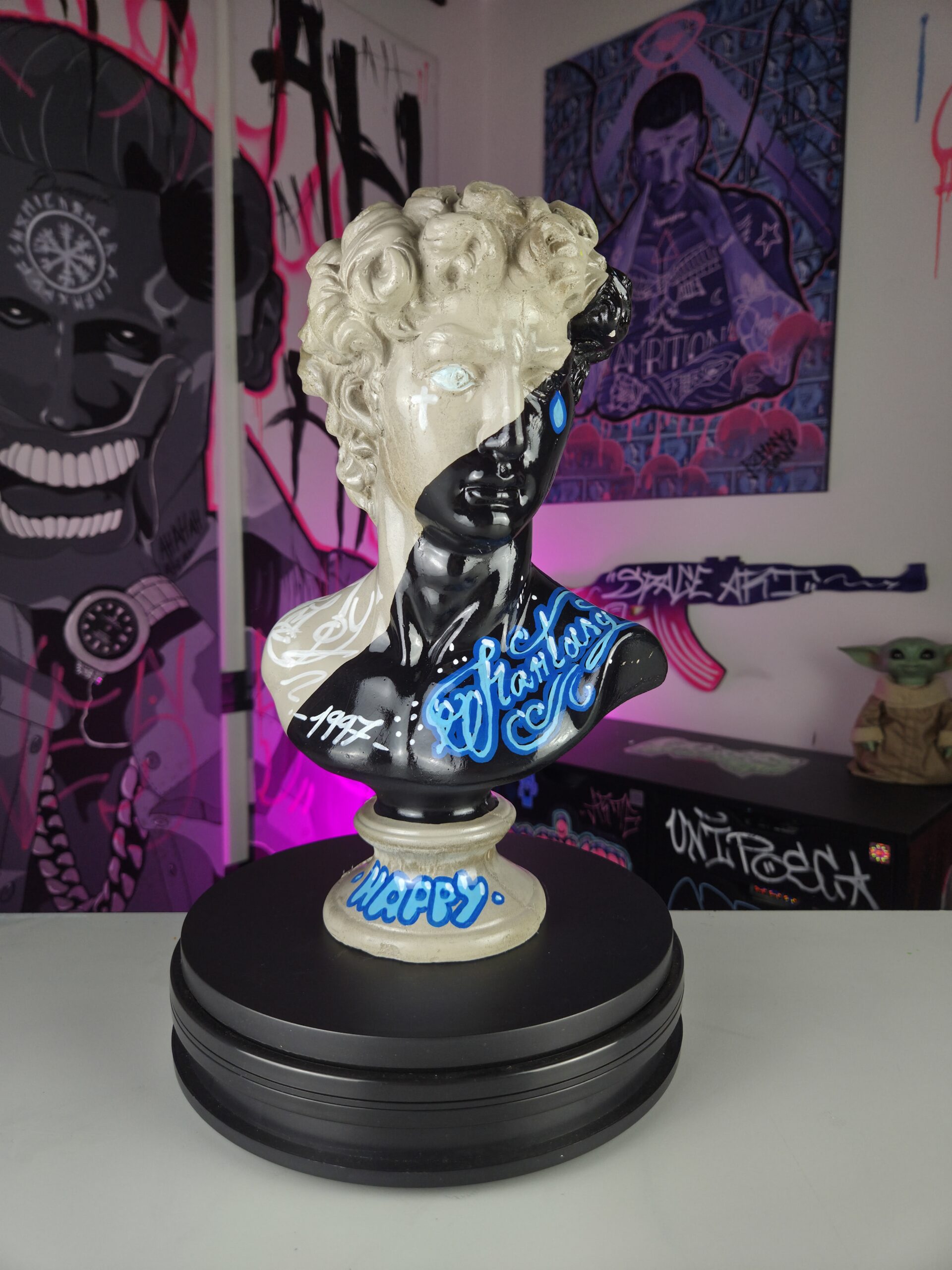 TESTA DAVID POP ART - immagine 5